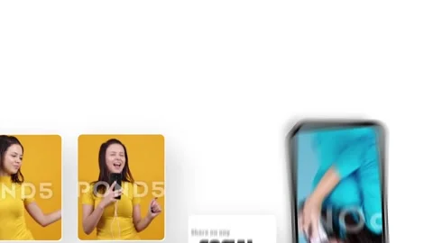 Phone Commercial  Slide Show Modèle After Effects