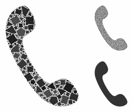 Phone Composition Icon of Joggly Elements 스톡 일러스트