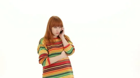 Phone conversation Video stock 22325608