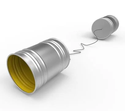 Phone Conversation Indicating Chit Chat And Discussion 스톡 일러스트