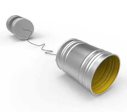 Phone Conversation Indicating Chit Chat And Network 스톡 일러스트