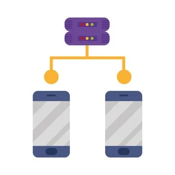 Phone data base Stock Illustration