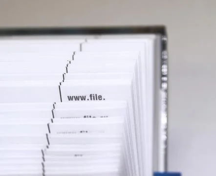 Phone directory Stock Photos
