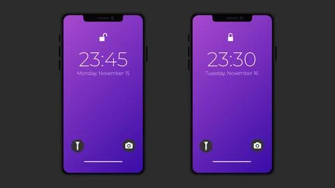 Phone display with blank screen. Mockup monitor. Screen vector mockup. Modern 스톡 일러스트