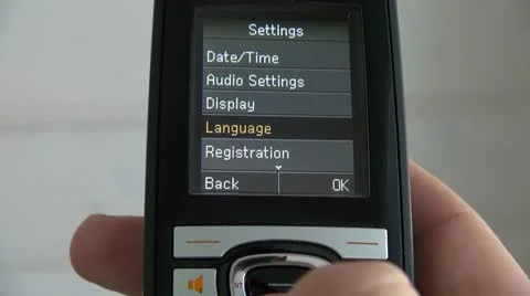 Phone : eco mode set up Stock Footage 20302869