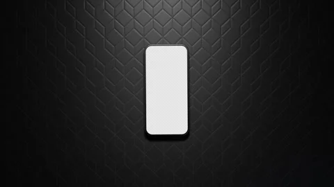 The phone falls on the leather surface creating gravitational and sound waves Stock-Footage 261163660