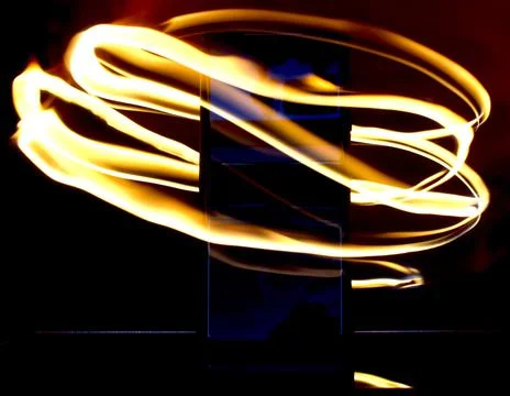 Phone on fire Stock Photos