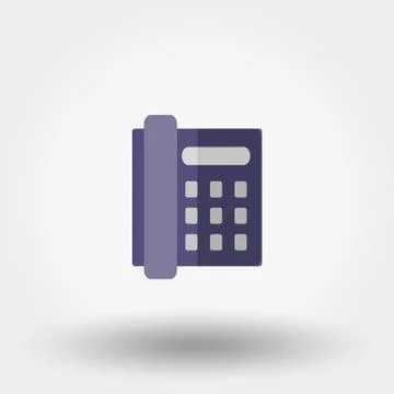 Phone. Flat icon Stock Illustration