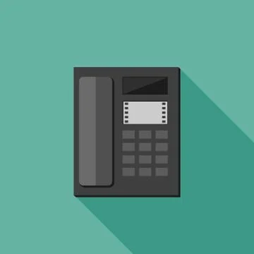 Phone flat illustration Stock Illustration