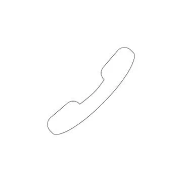 Phone. flat vector icon Stock Illustration