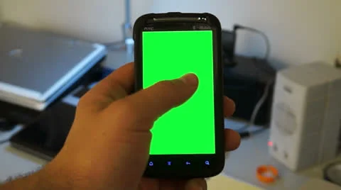 Phone green screen Stock-Footage 25797008