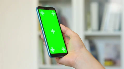 Phone green screen Video stock 133003821