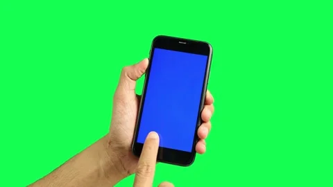Phone, green screen, green screen of phone, smartphone green screen Video stock 243258662