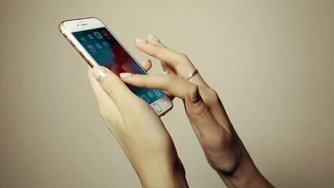 Phone in hand Stock Footage 101362599