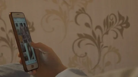 Phone in hand Stock Footage 120407850