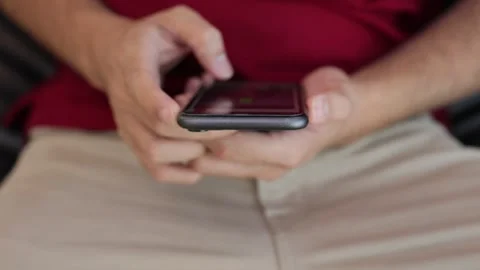 Phone with hand 動画素材 257195313