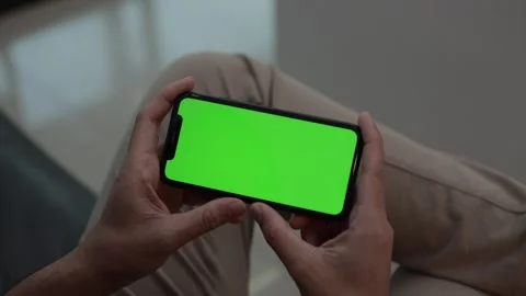 Phone with hands Stock Footage 261236124