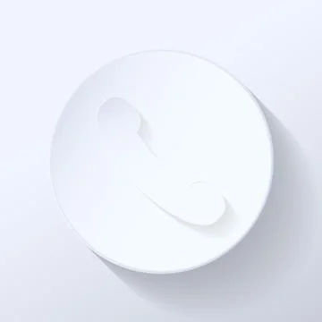 Phone handset icon Stock Illustration