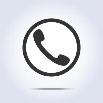 Phone handset icon Stock Illustration
