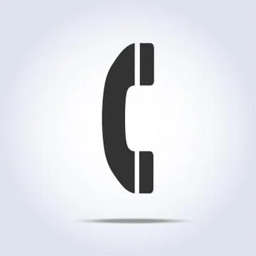 Phone handset icon Stock Illustration