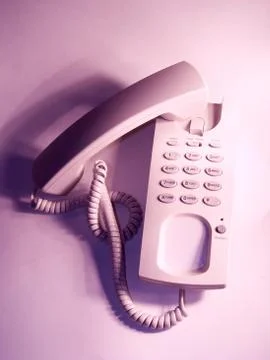 Phone off the hook Stock Photos