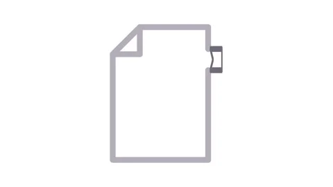 A phone icon alongside a paper folder, representing the connection between .. Stock Footage 334834219