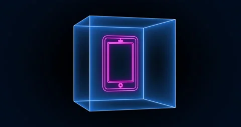 Phone icon Box 02 Stock Footage 231240528