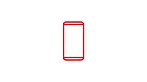 A phone icon display show message box animation , Stock Footage 257762871