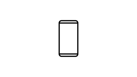 A phone icon display show message box animation , Stock Footage 257762872