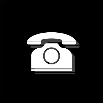Phone icon flat Stock Illustration