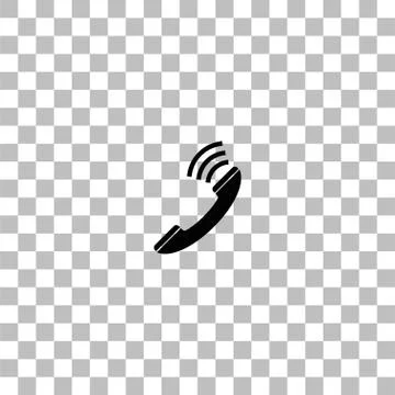 Phone icon flat Stock Illustration