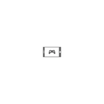 Phone icon game pad logo vector Stock Illustration