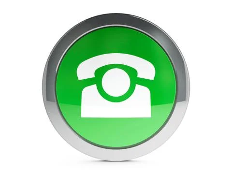 Phone icon with highlight Stock Photos