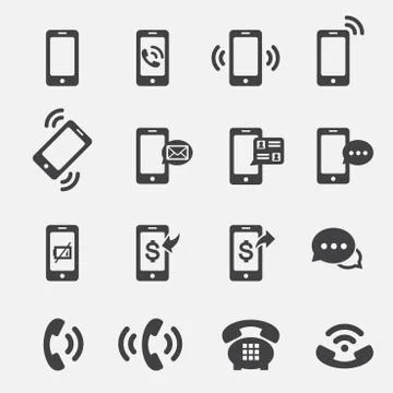 Phone icon Stock Illustration