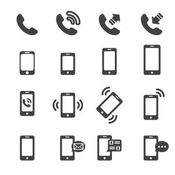 Phone icon Stock Illustration