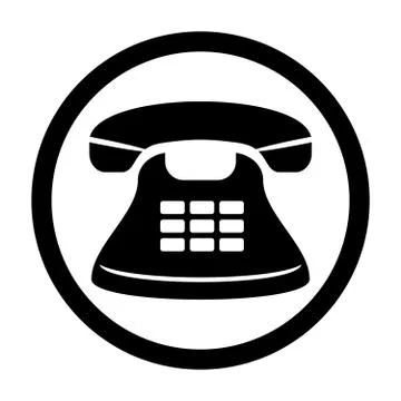 Phone icon. Illustrazione stock