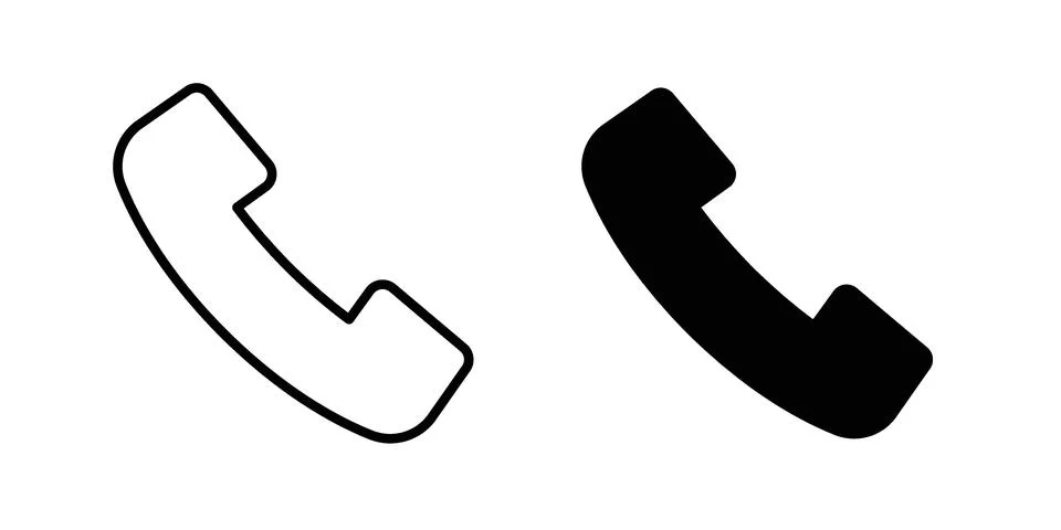 Phone icon Illustration set. Vector Eps10 for apps Illustrazione stock