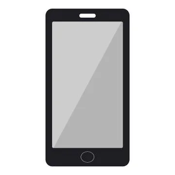 Phone icon isolated on white background, Vector illustration Stock Illustration