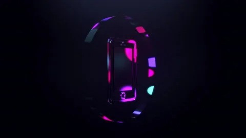 Phone Icon Loop 01 Stock Footage 150093796