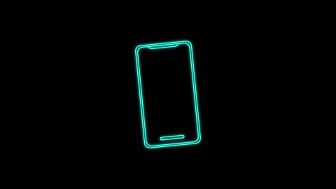 Phone icon Rotation animation without arrow .Turn you Smart phone rotate de.. Stock-Footage 293484992