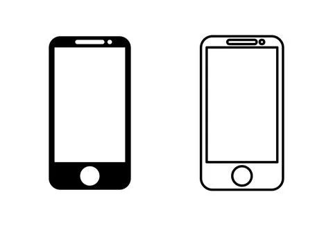 Phone icon set. Call icon vector. telephone symbol Stock Illustration