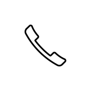 Phone icon, sign. Handset. Vector illustration app Stock Illustration
