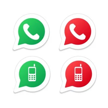 Phone icon in speech bubble イラスト素材