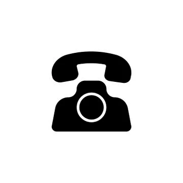 Phone icon in trendy flat style isolated on white background Stock Illustration