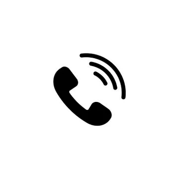 Phone icon in trendy flat style isolated on white background Stock Illustration