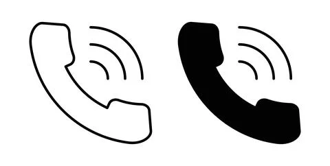 Phone icon vector art Illustrations Illustrazione stock
