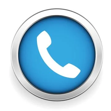 Phone icon vector button Stock Illustration