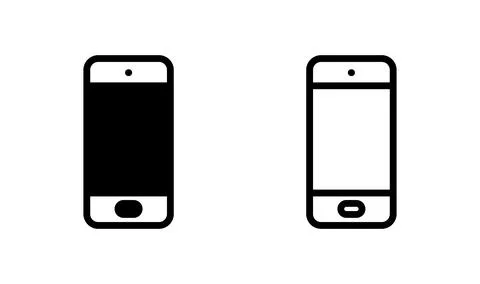 Phone icon vector. Call icon vector. mobile phone smartphone device gadget... Stock Illustration