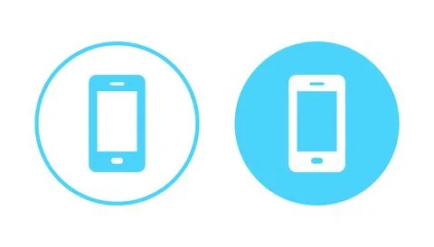 Phone icon vector. Call sign and symbol. telephone symbol Stock Illustration