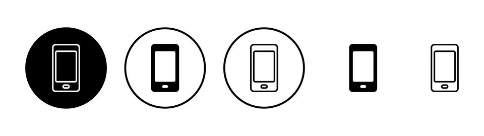 Phone icon vector. Call sign and symbol. telephone symbol Stock Illustration